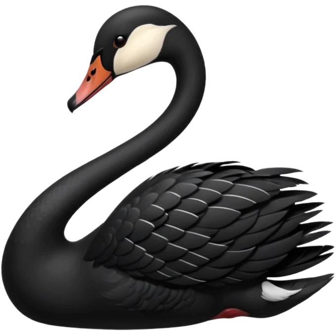 Black swan emoji