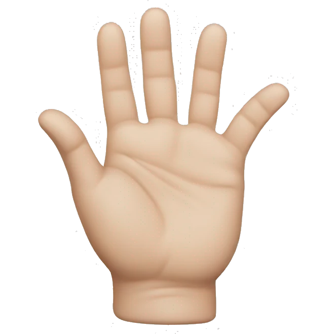 Folded hand emoji