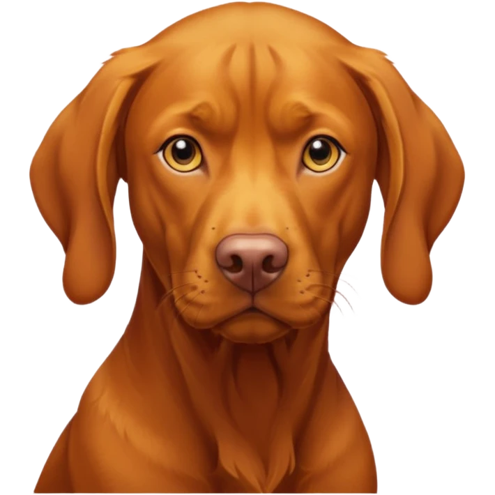 Omnipotent omniscient vizsla emoji