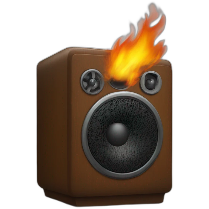 speaker fire emoji
