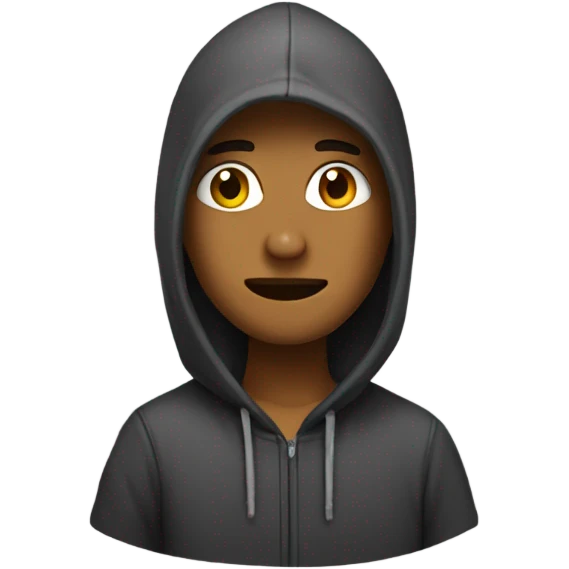 wear a hoodie  emoji
