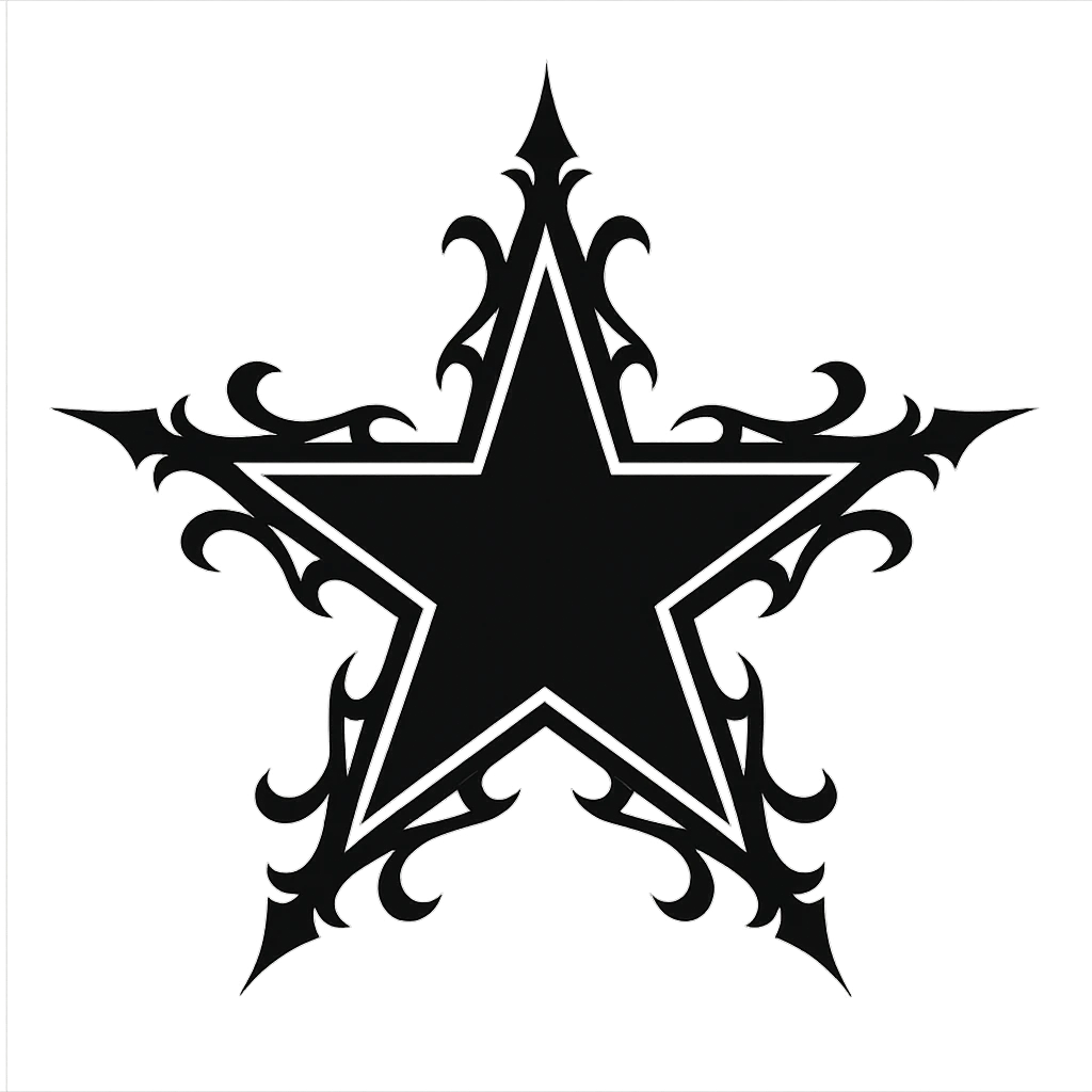 gothic star emoji
