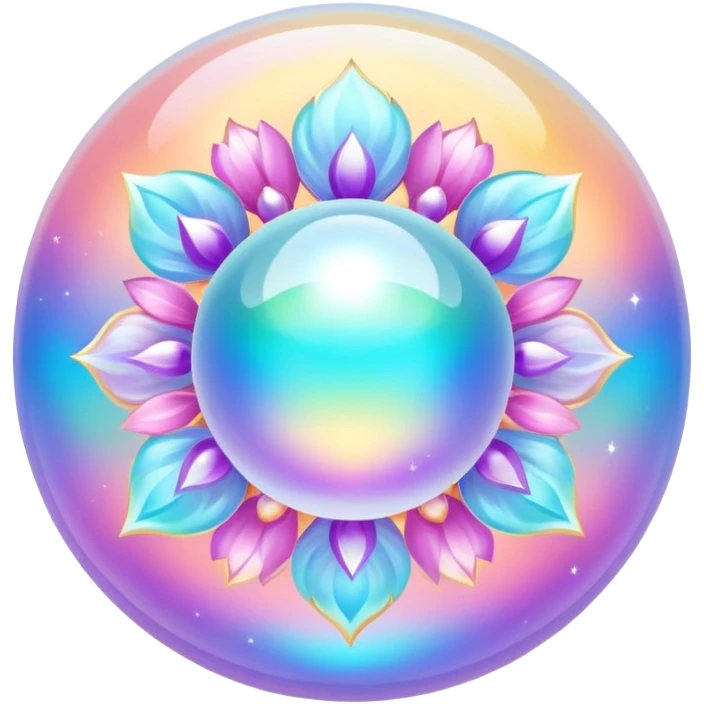 Epic divine legendary celestial flowery complex detailed iridescent gradients marbles aesthetic-scenery-Decorations emoji