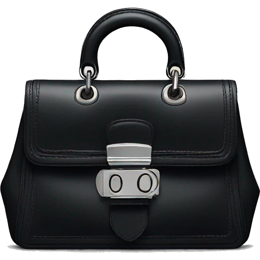 Black Dior bag emoji