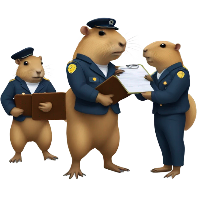 Capybara manager emoji