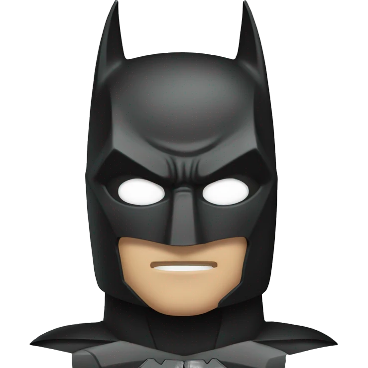 Batman with iPhone emoji