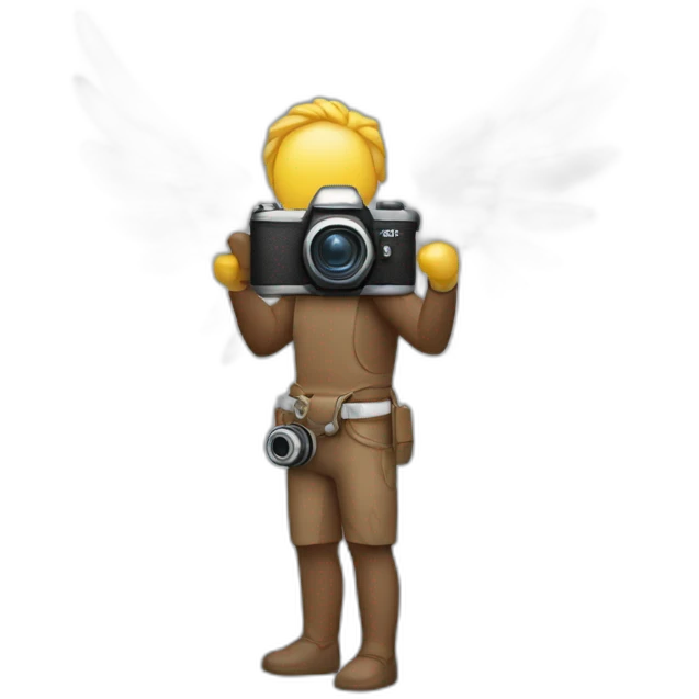 Icarus with a camera emoji