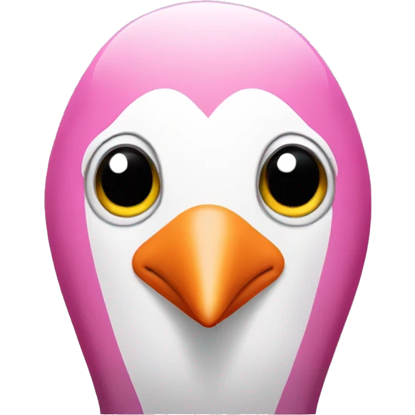 Pink penguin  emoji