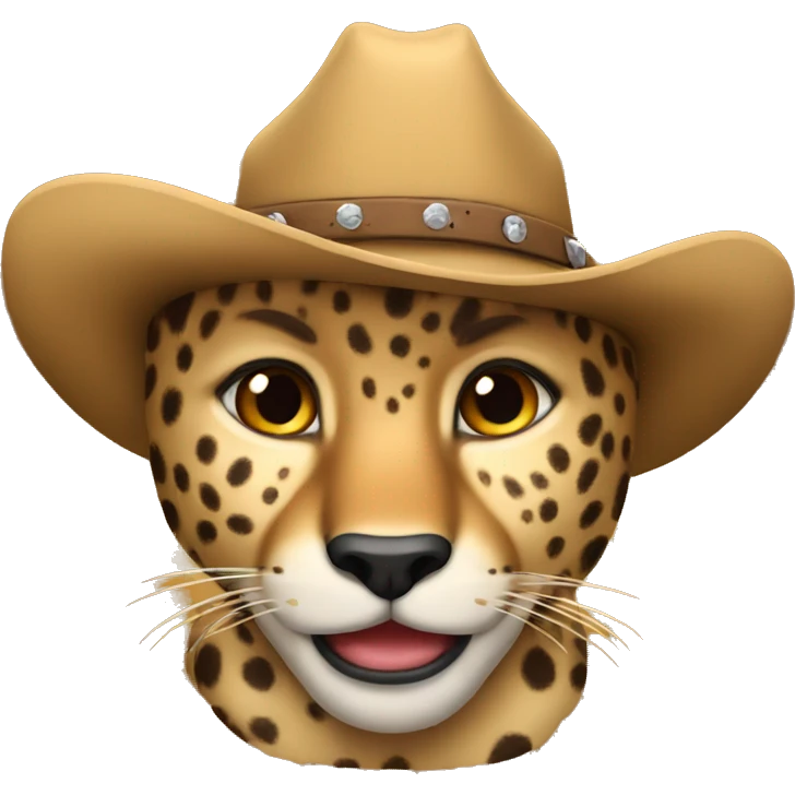 cowboy cheetah emoji