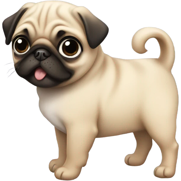 Baby pug emoji