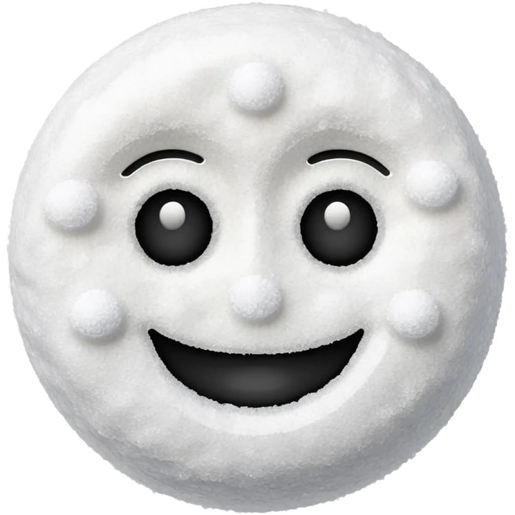 happy face surrounded by salt emoji