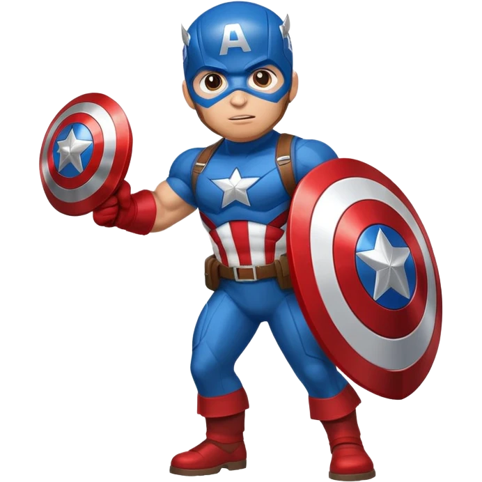 Captain America superhero emoji
