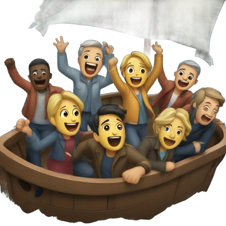 hallelujah on a sinking ship  emoji