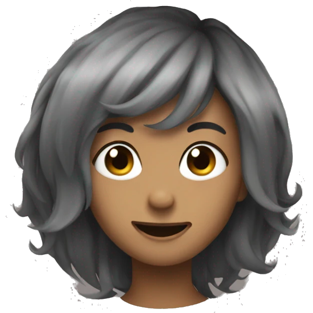 Hair flick  emoji