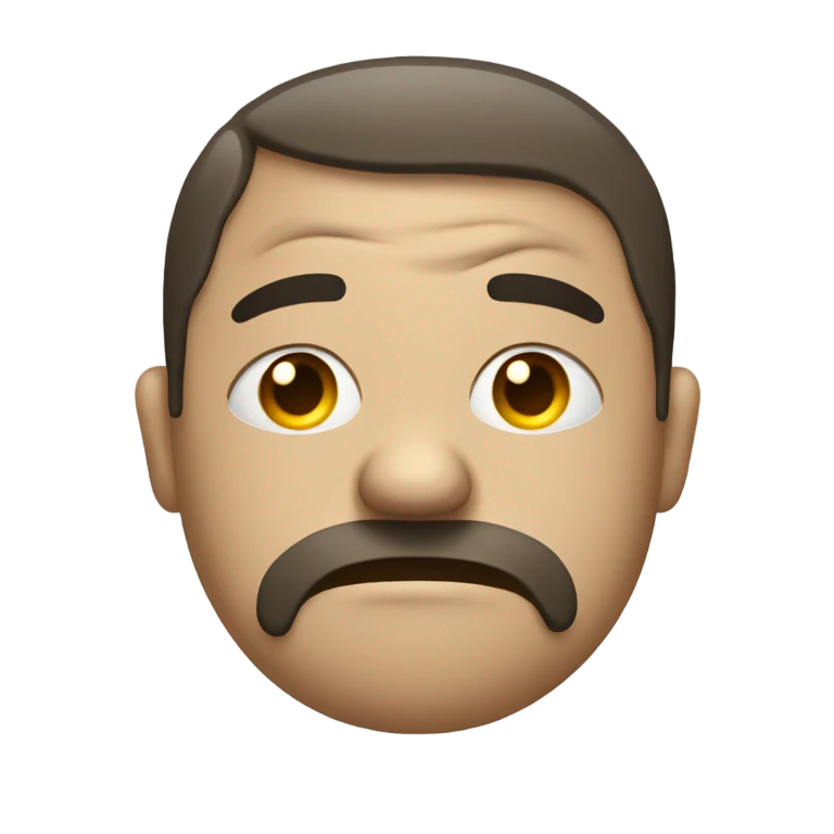 Disappointed emoji