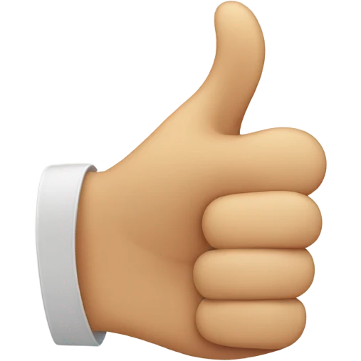 thumbs up emoji
