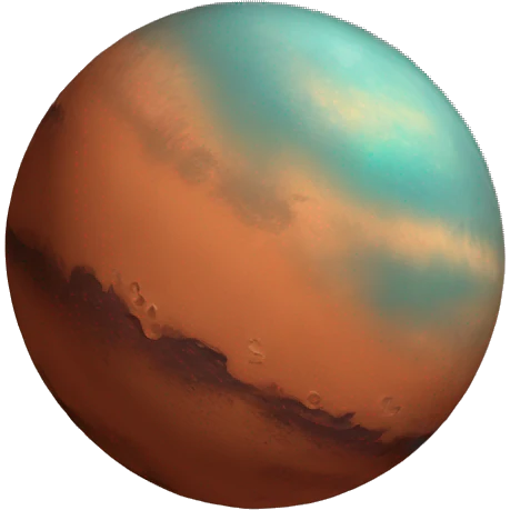 mars planet emoji