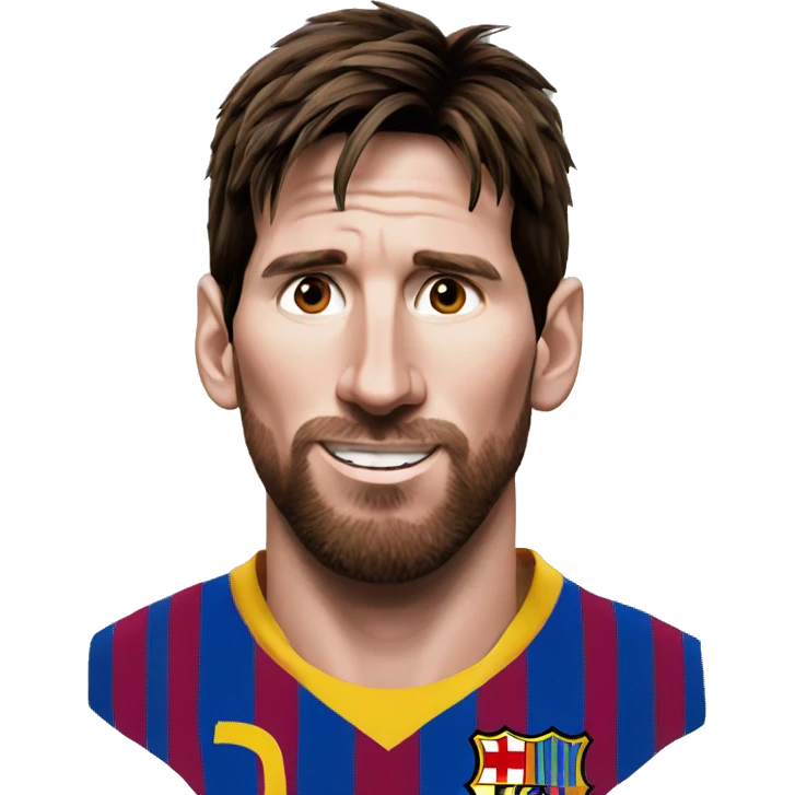 Messi tomando un mánate emoji