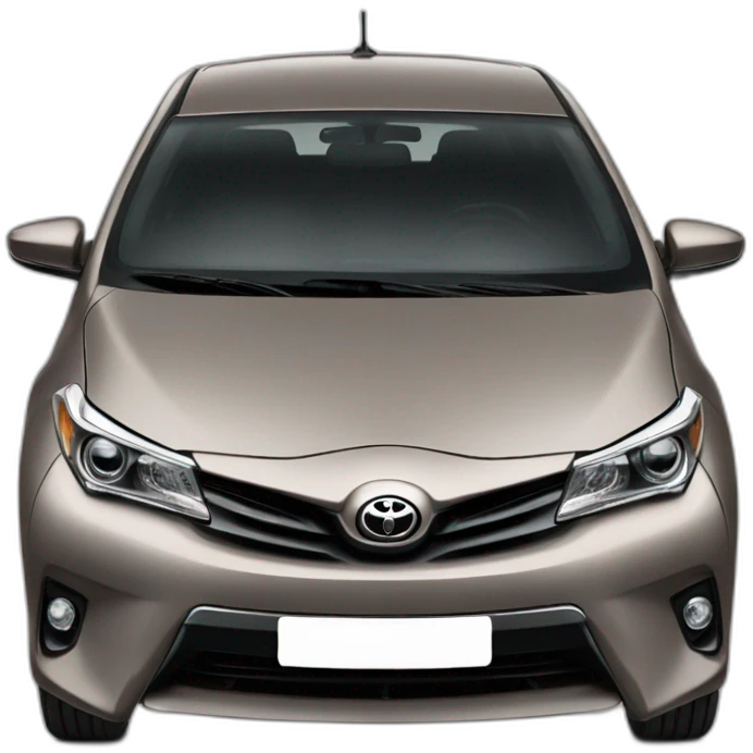 Brown Grey Toyota auris emoji