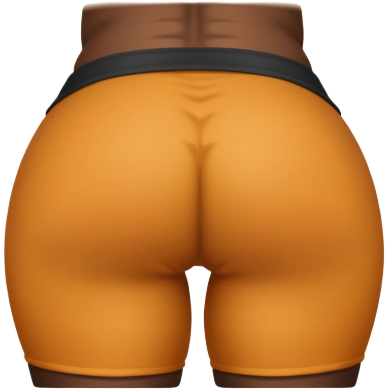 Cartoon fat black ass bent over emoji