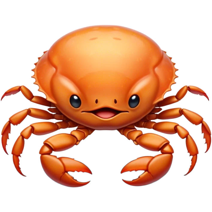Cinematic Cute Yawning Baby Crab Portrait Emoji, Head tilted slightly with a dramatic, wide-open yawn, showcasing a petite, delicately armored body with gently drooping antennae and sleepy, half-closed eyes, Simplified yet irresistibly adorable features, highly detailed, glowing with a soft, cozy coastal glow, high shine, relaxed yet expressive, stylized with a dash of whimsical seaside charm, soft glowing outline, capturing the essence of a drowsy yet affectionate baby crab that appears ready to scuttle off for a nap! emoji