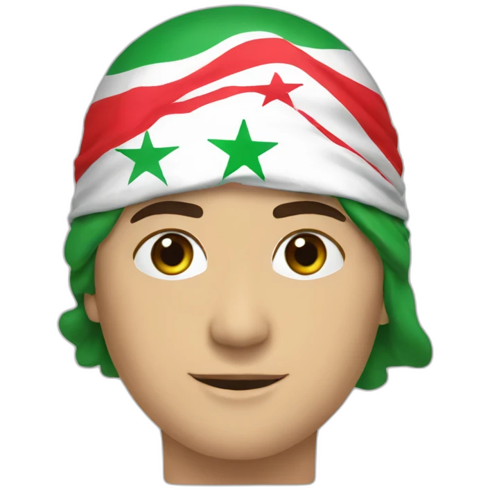 Drapeau Syrie libre emoji