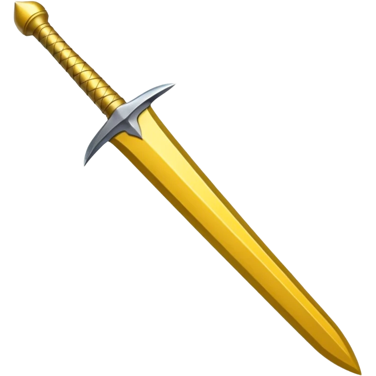 yellow sword emoji