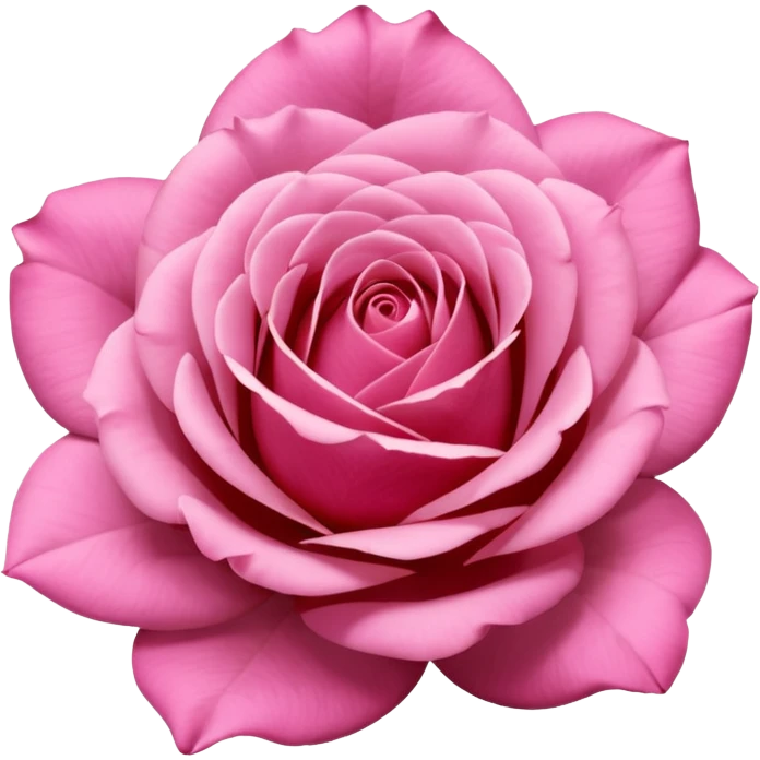 “A Polaroid-style photo of a pink rose  emoji