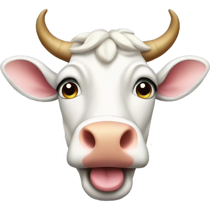 Fancy cow  emoji