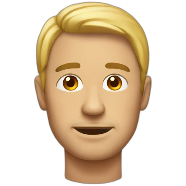 Hombre sin pelo en la cabeza emoji