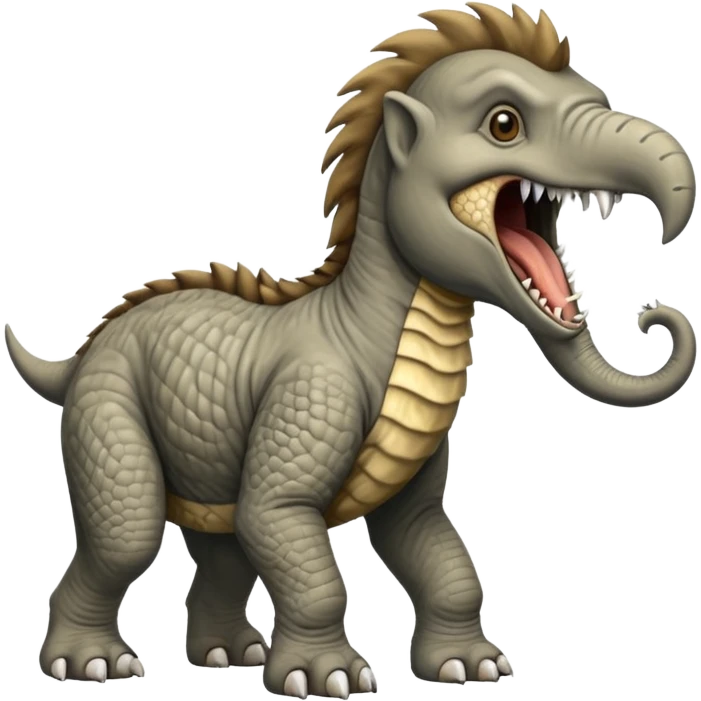 Utahraptor + Dog + Elephant = emoji