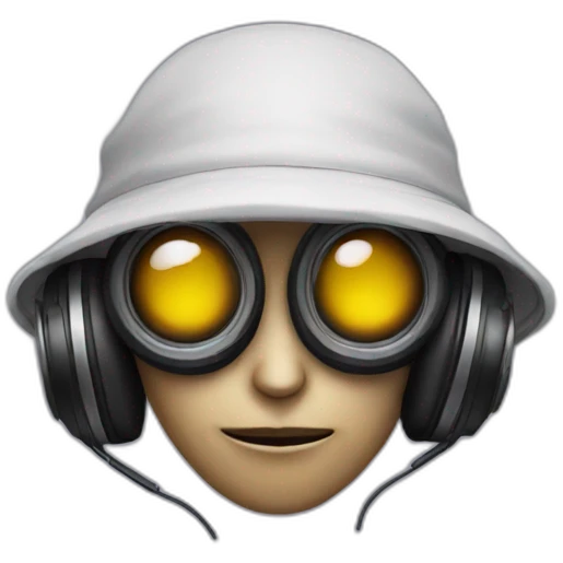 Undercover DJ Alien emoji