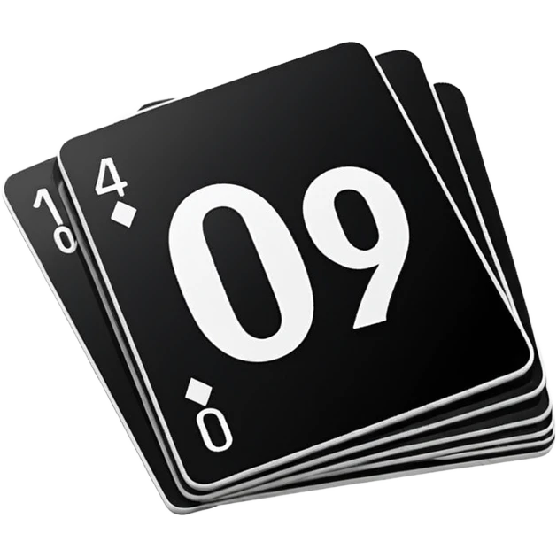 Uno black +10 card emoji