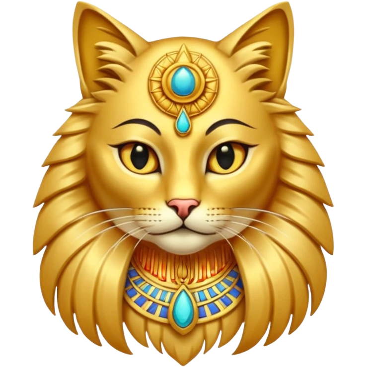 Feline sun god emoji