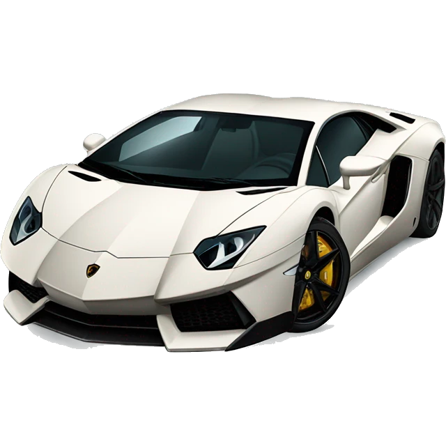 Lamborghini aventador emoji