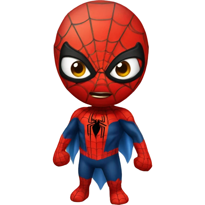Spiderman say hello emoji