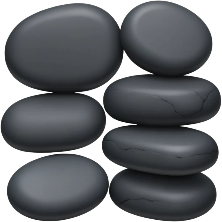 Spa stones for massage emoji
