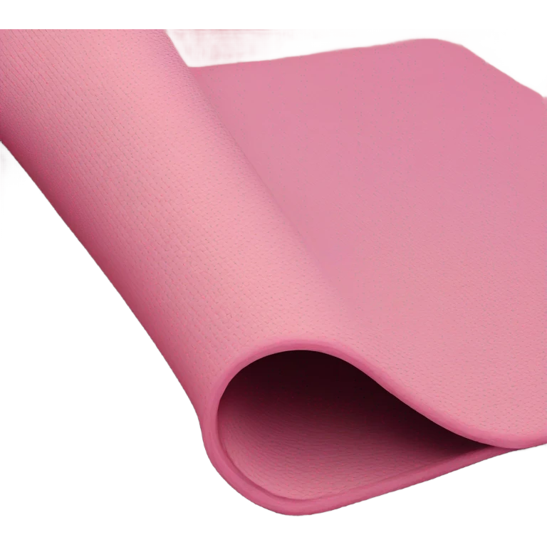 Aesthetic Pink Yoga mat  emoji