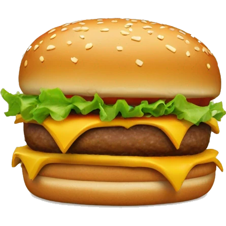 Wendy’s double cheeseburger  emoji