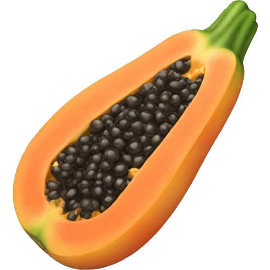Papaya emoji