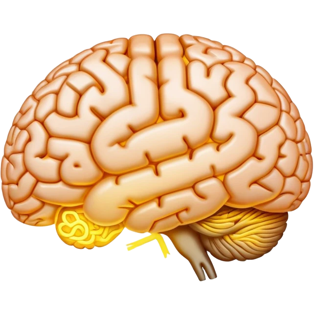 brain lights up emoji