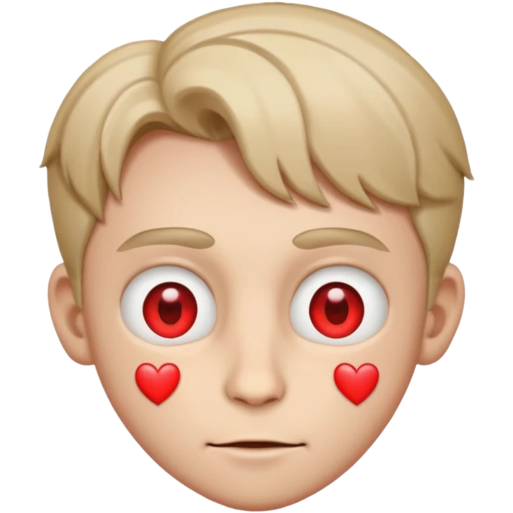 Leon con ojos de corazon emoji