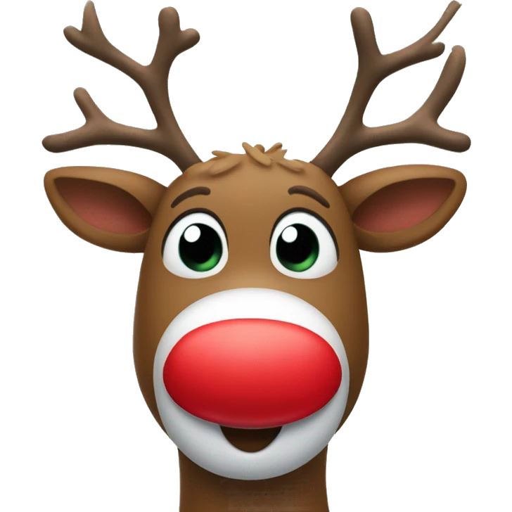 Red Nosed Reindeer emoji