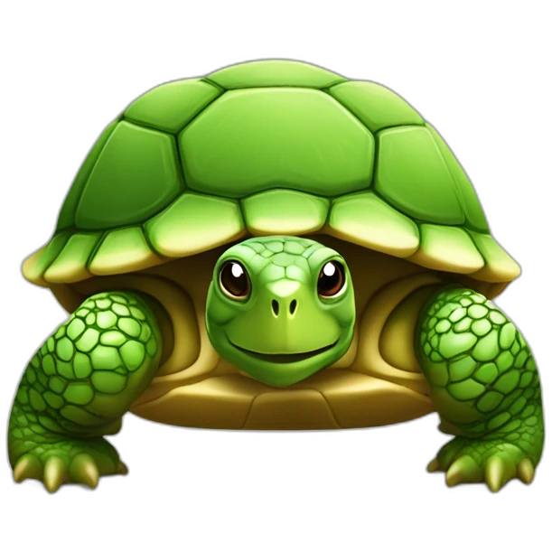 Tortue sur un lièvre emoji