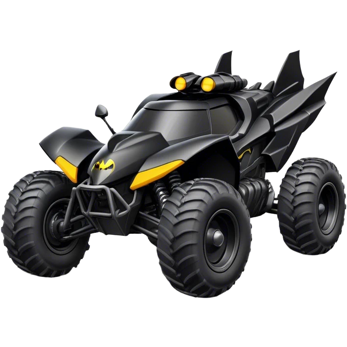 batmobile atv raptor 700 WITH A SMILE emoji