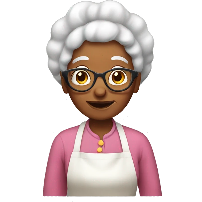 Grandma cooking emoji