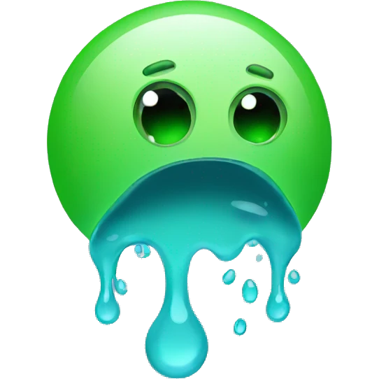 crying bacteria emoji