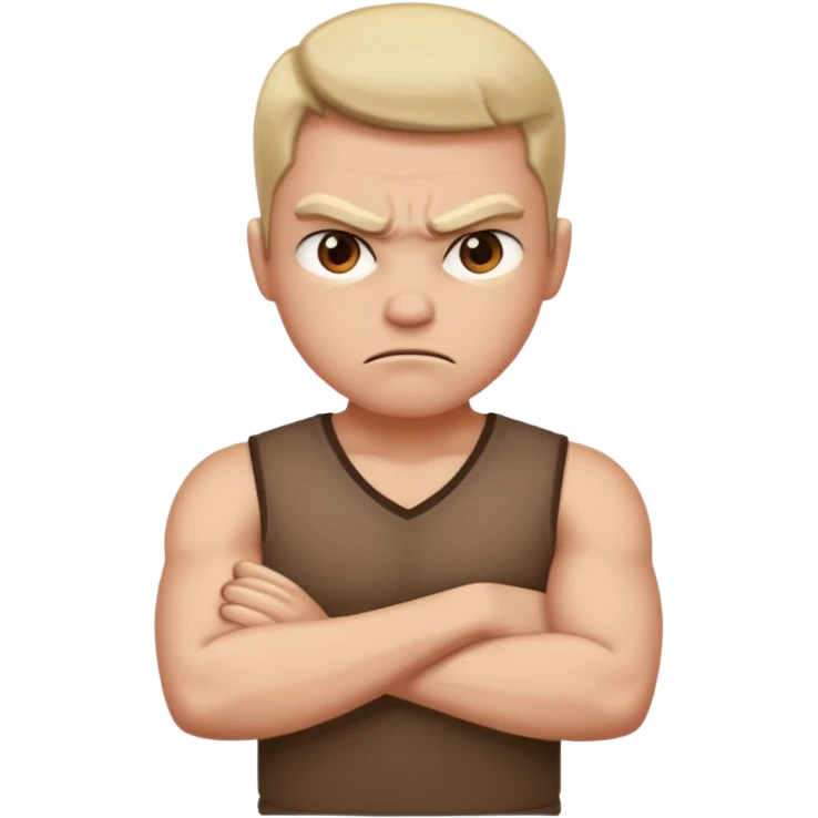 angry arms crossed emoji
