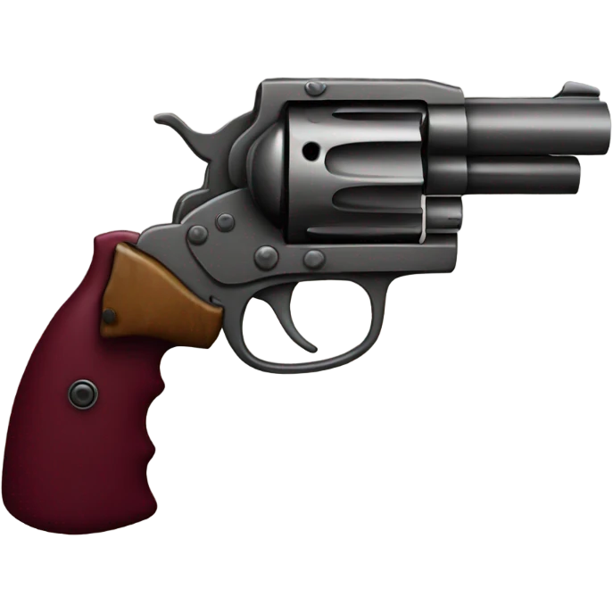 burgundy revolver emoji