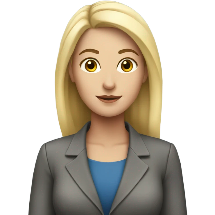 White women going to work  emoji